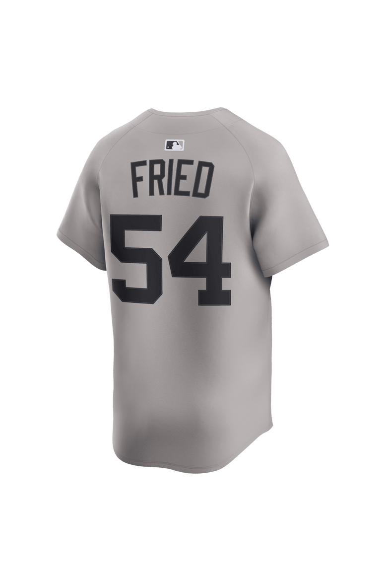 Men's Nike Max Fried Gray New York Yankees Road Limited Player Jersey, Alternate, color, Gray