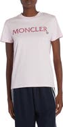 Moncler Embroidered Logo Cotton Crewneck T-Shirt