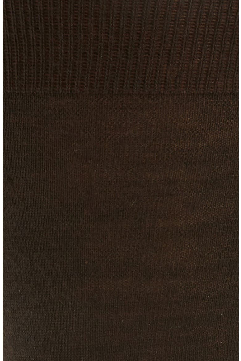 No. 6 Merino Wool Blend Dress Socks, Alternate, color, BROWN