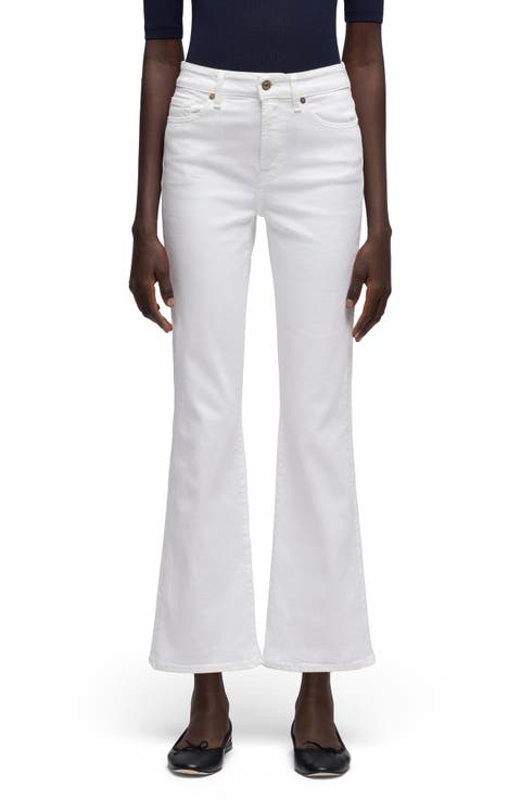 Cropped Bootcut Jeans