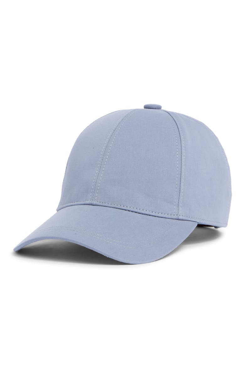 Lux Adjustable 6-Panel Cotton Gabardine Baseball Cap, Main, color, BLUE