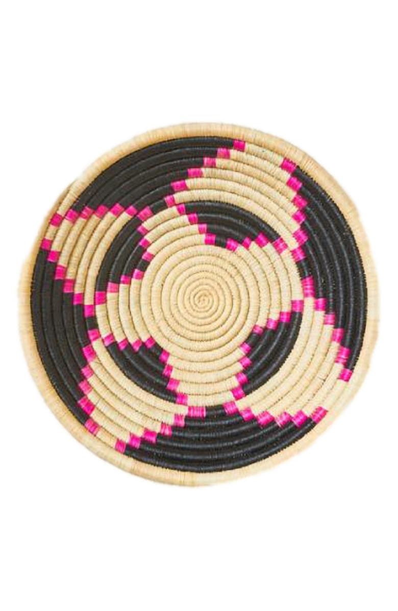 indego africa Bloom Flower Plateau, Main, color, Black, Pink, And Natural