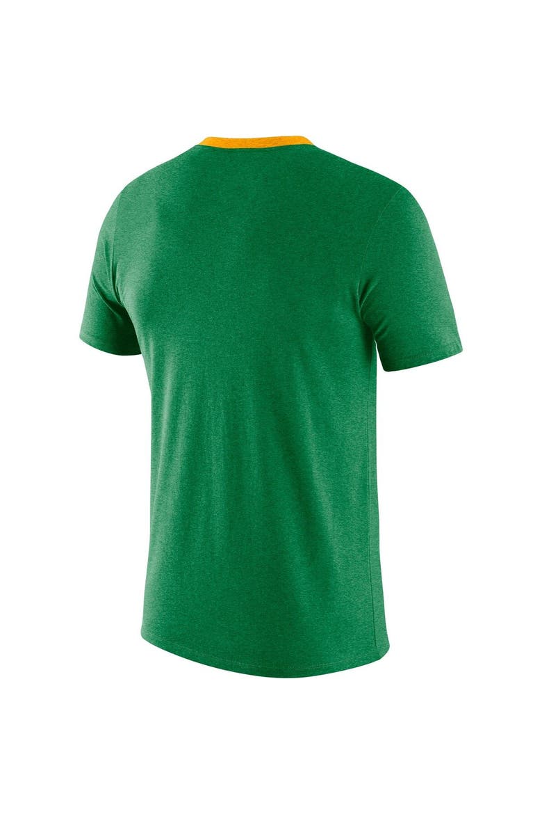 Men's Nike Green Oregon Ducks Vault Helmet Tri-Blend T-Shirt, Alternate, color, Green