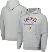 STARTER Men's Starter  Heather Gray Minnesota Vikings Pullover Hoodie