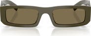 Prada 54mm Rectangular Sunglasses