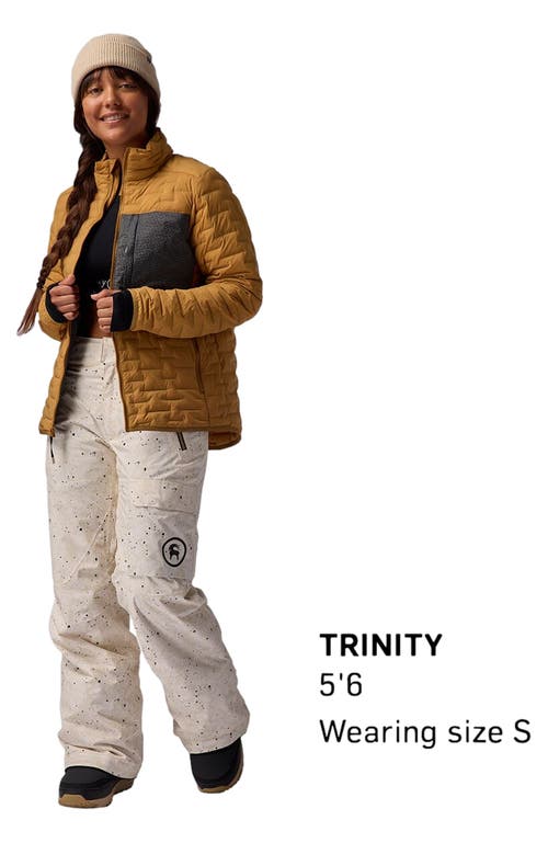 Backcountry Peale Primaloft Stitch-free Baffle Stretch Jacket In Orange