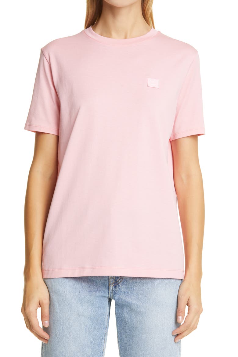 Ellison Face Unisex T-Shirt, Main, color, BLUSH PINK