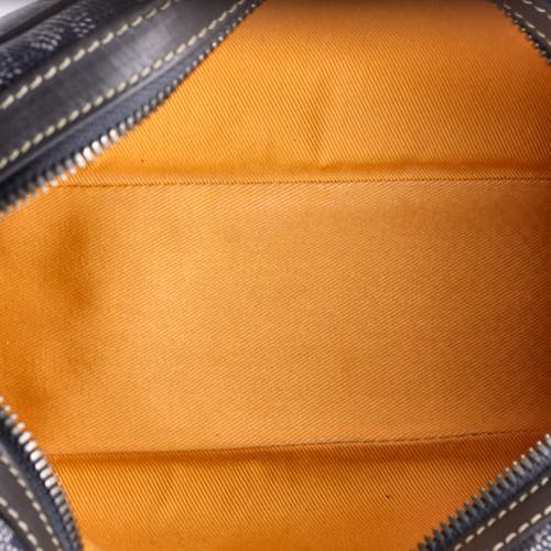 Pre-owned Goyard  Goyard Cap Vert Bag Coated Canvas In Gray