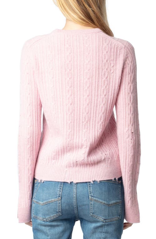 Zadig & Voltaire Jonasson Cashmere Sweater In Boudoir