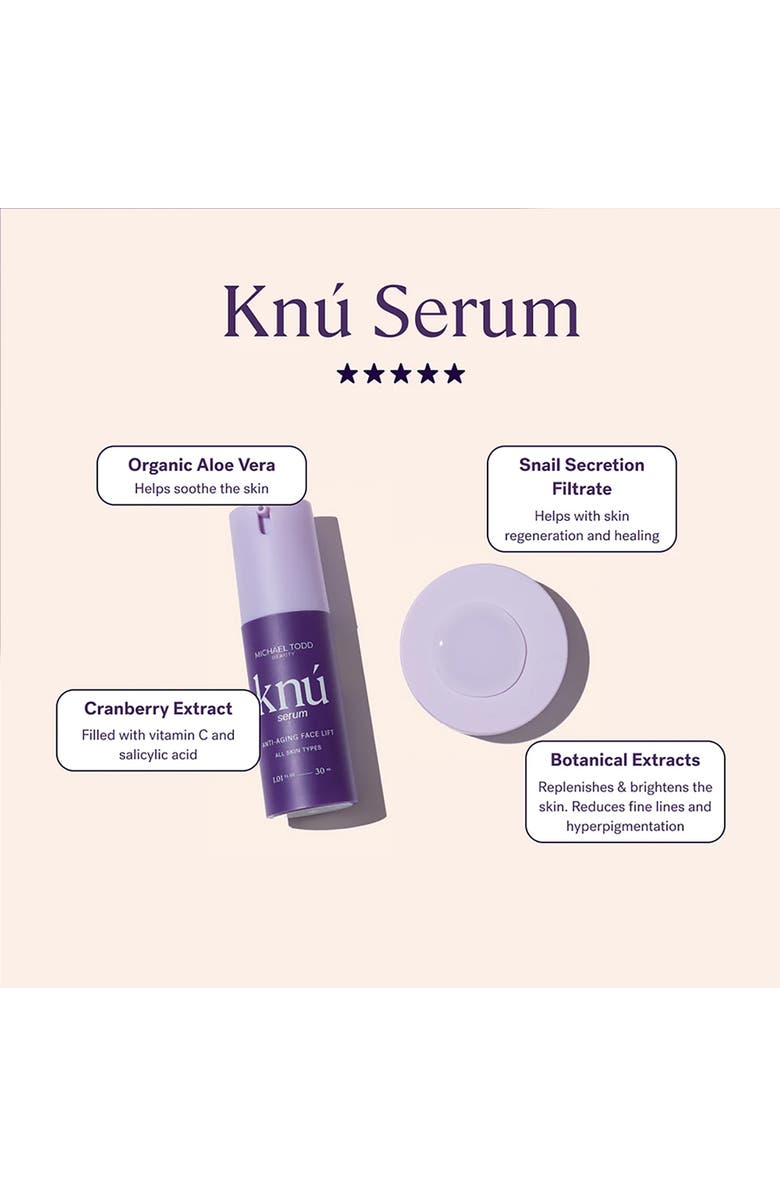 MICHAEL TODD BEAUTY KNU Anti-aging Serum, Alternate, color, Shade Between Blue And Red.