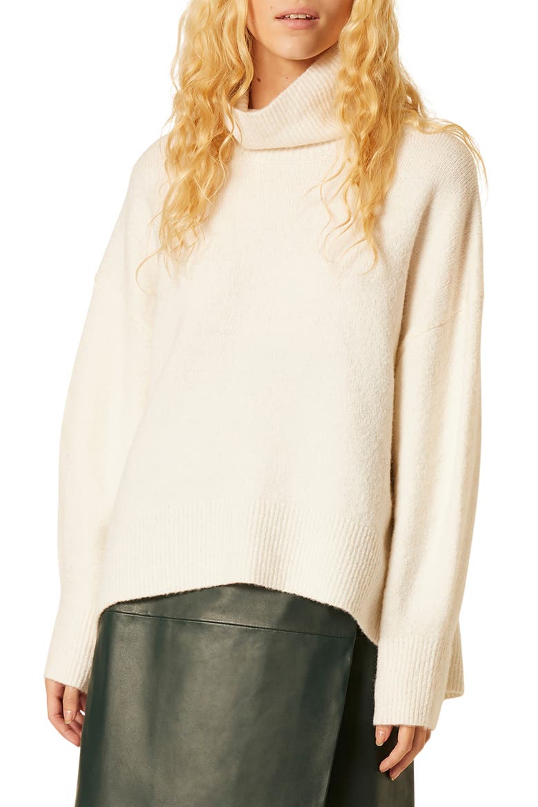 Nina Turtleneck Sweater, Main, color, WINTER WHITE