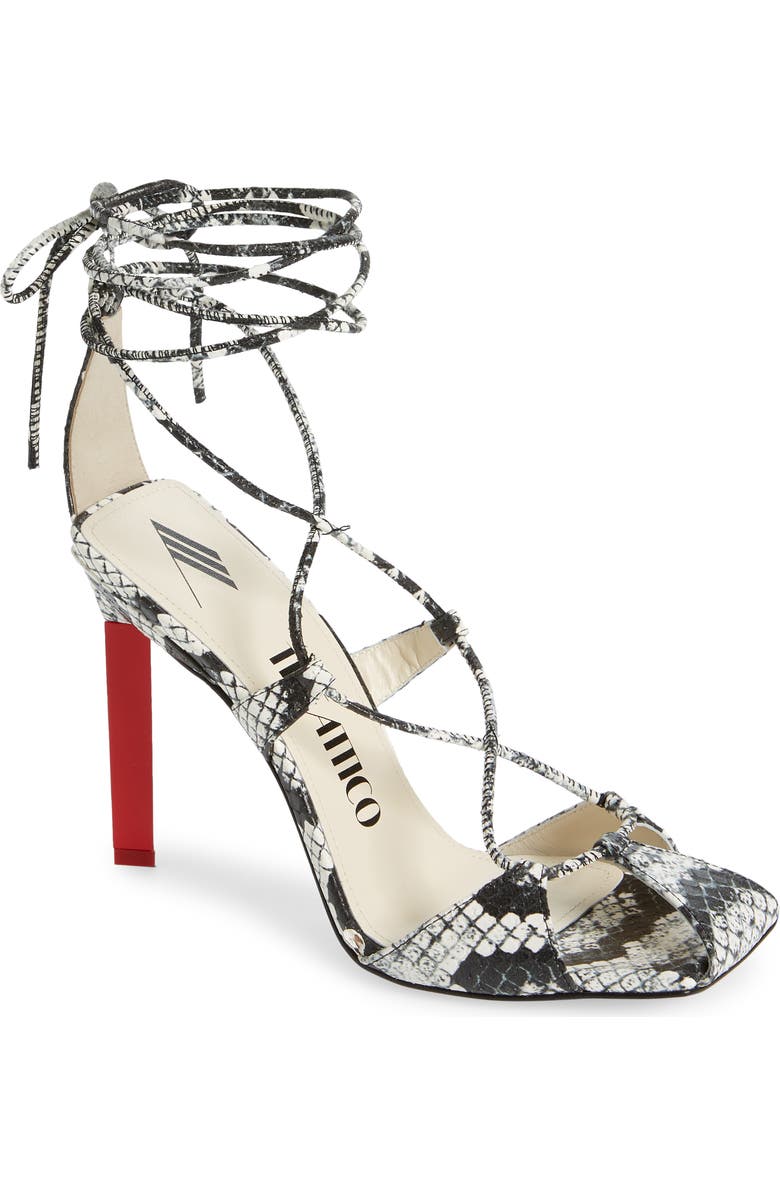 The Attico Adele Lace-Up Sandal, Main, color,