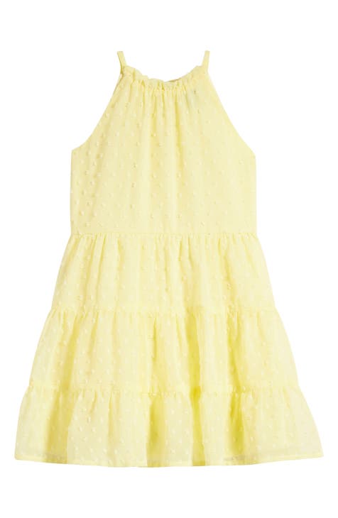 Kids' Clip Dot Tiered Party Dress (Little Kid)