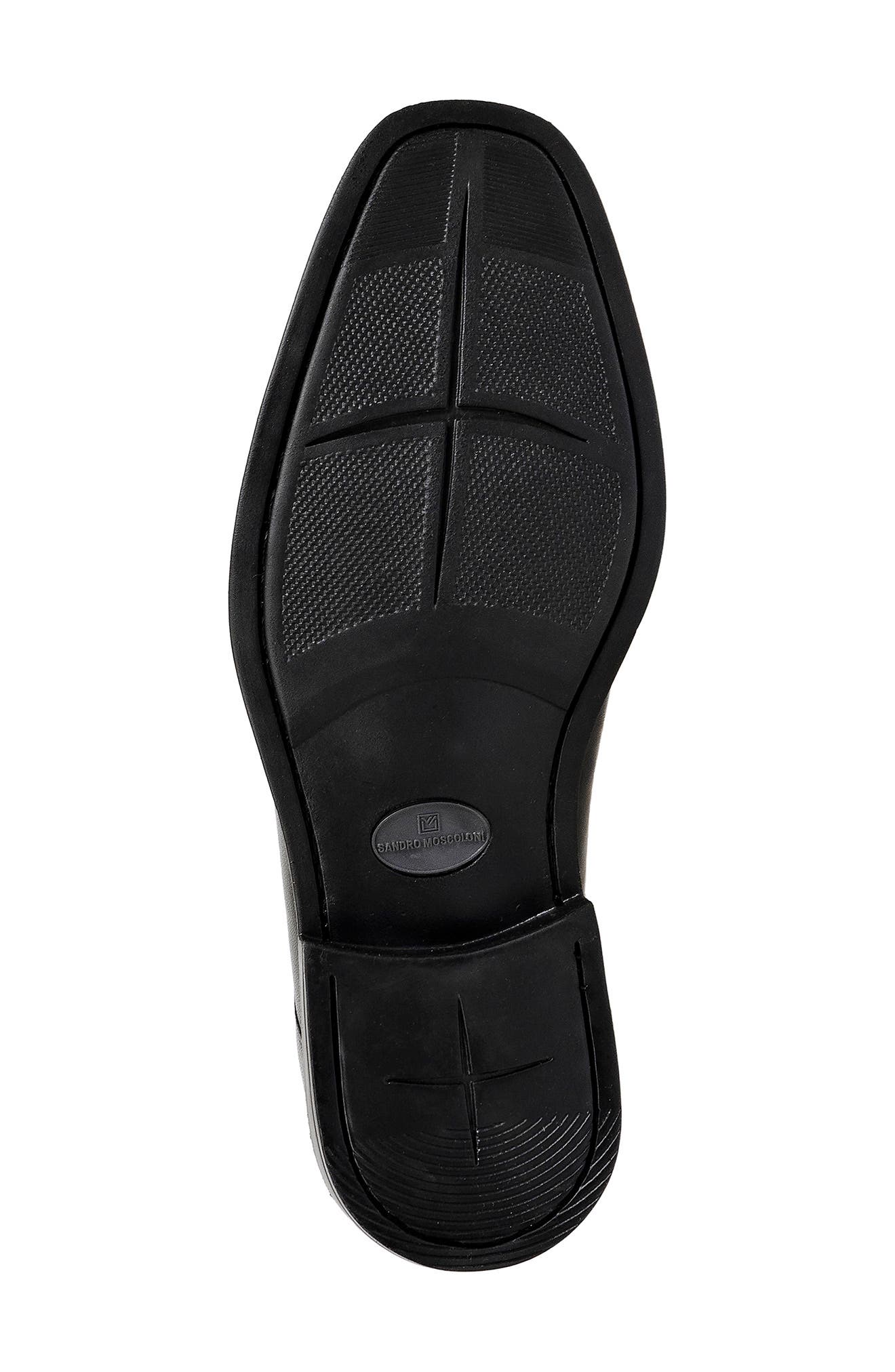 Cap Toe Leather Derby, Alternate, color, BLACK