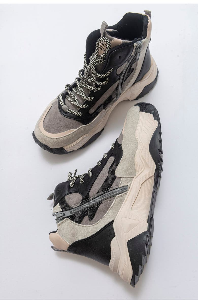 Prologue Shoes Olivia Sport Boot, Alternate, color, Ice Black Faux Leather