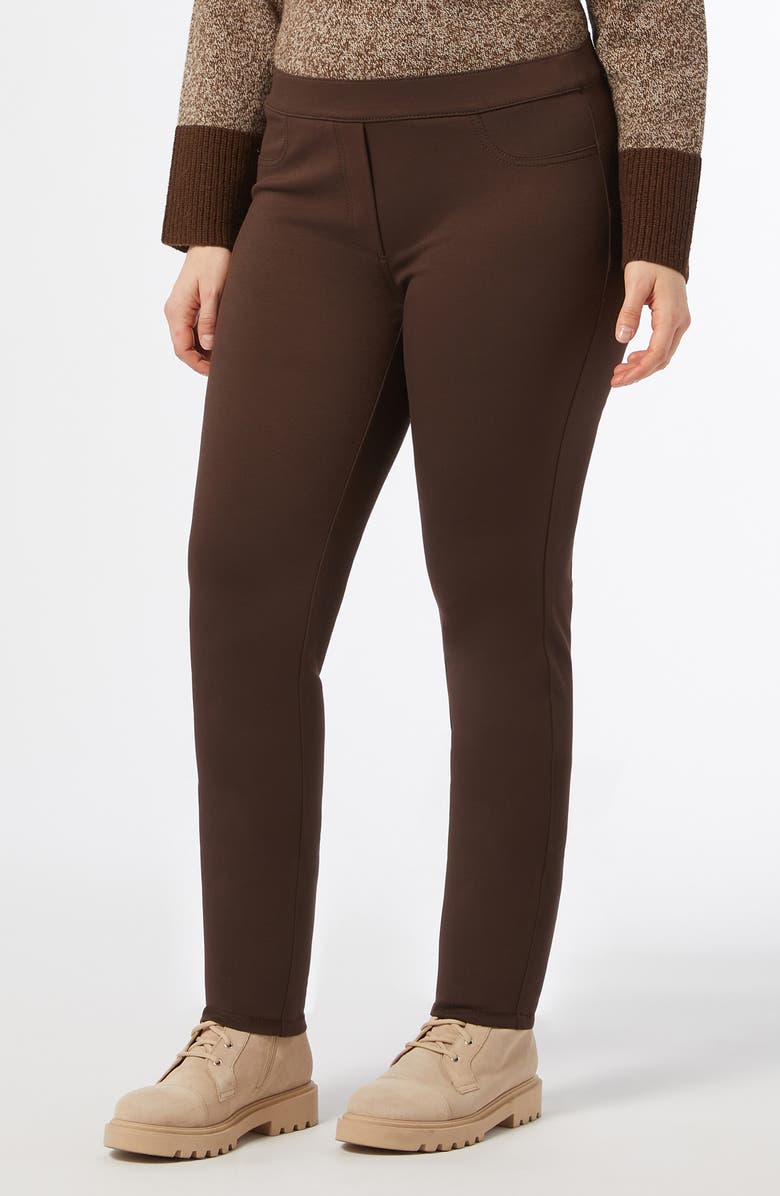 Marina Rinaldi Sublime Slim Fit Knit Pants, Main, color, 