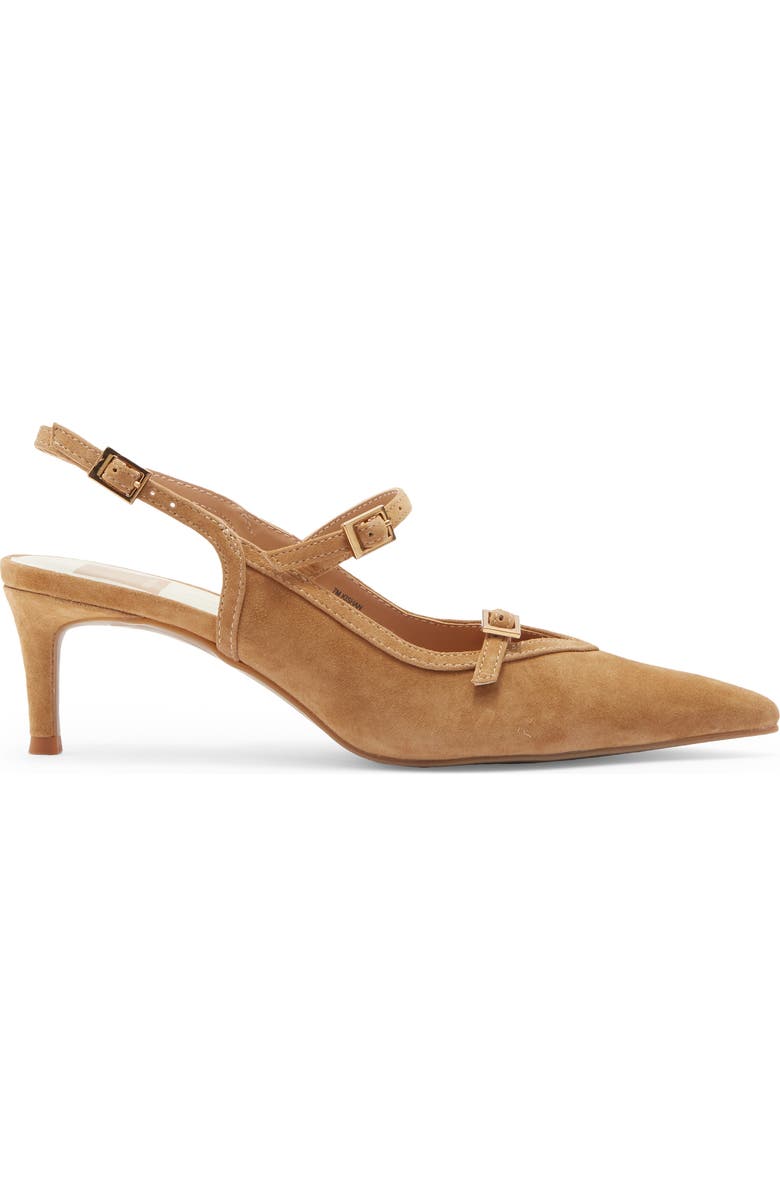 Dolce Vita Kishan Pointed Toe Slingback Pump, Alternate, color, Tan Suede