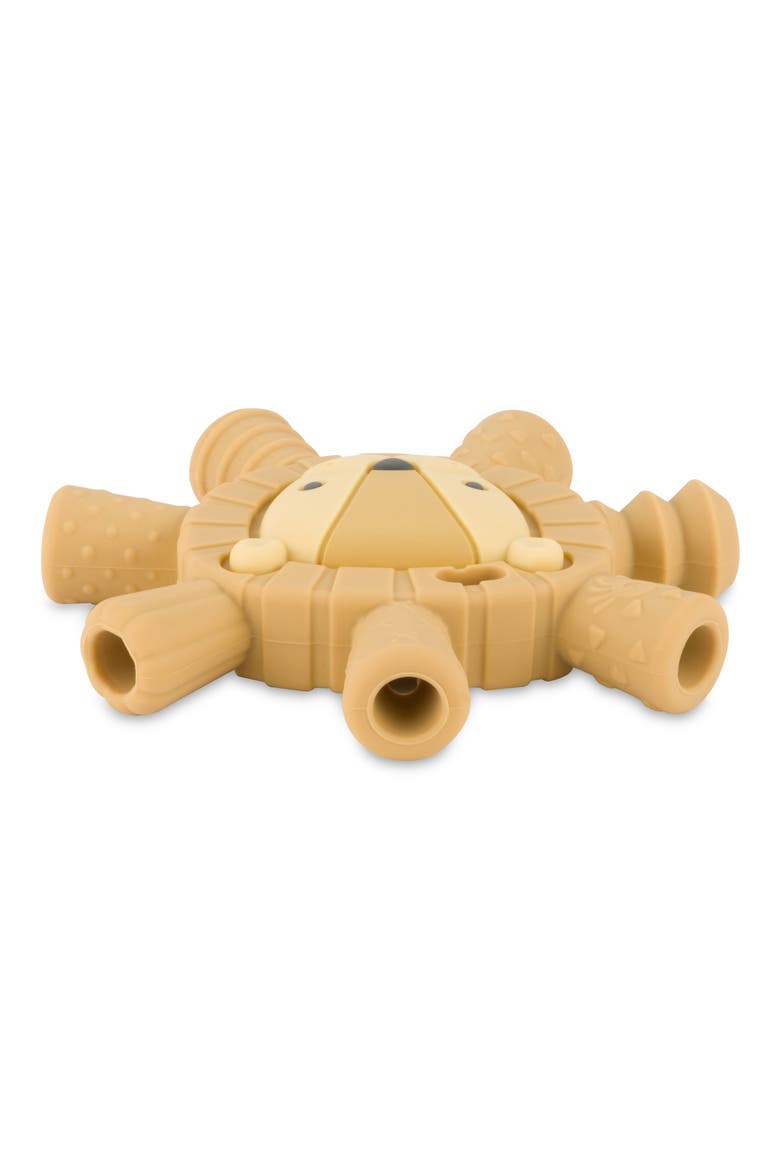 Molar Teether Lion, Alternate, color, YELLOW