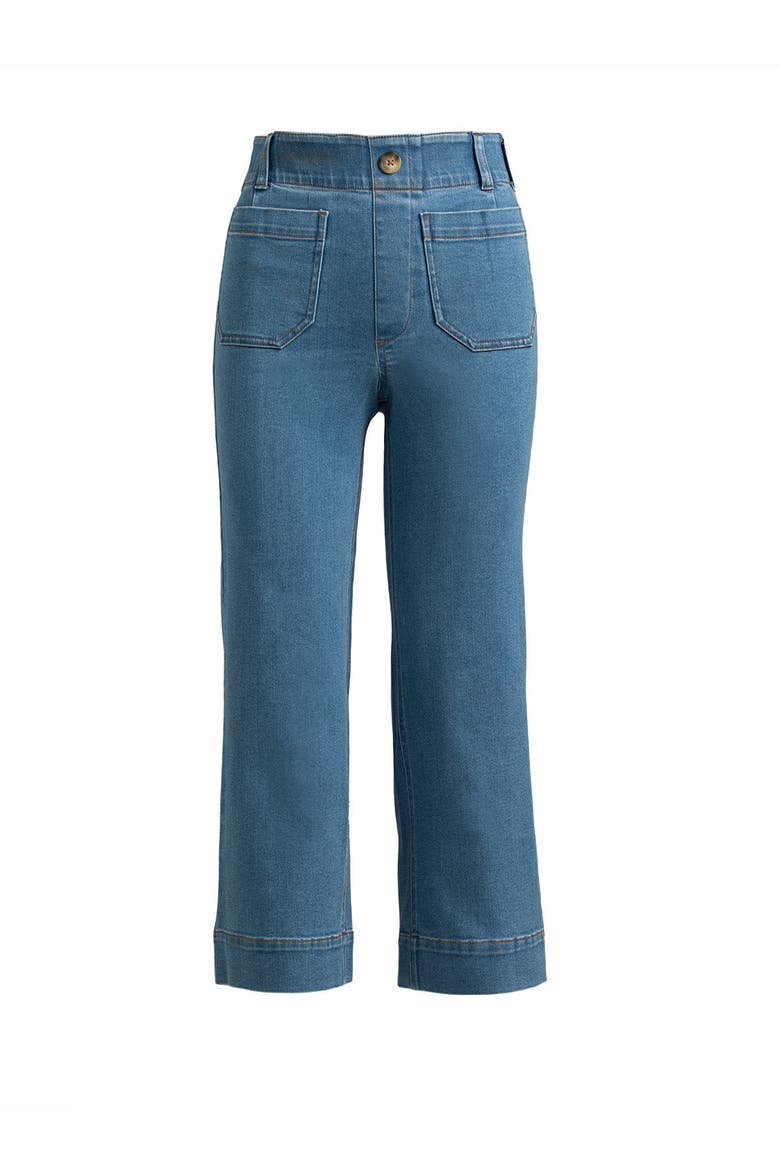 High Waist Crop Jean, Alternate, color, Sky Blue