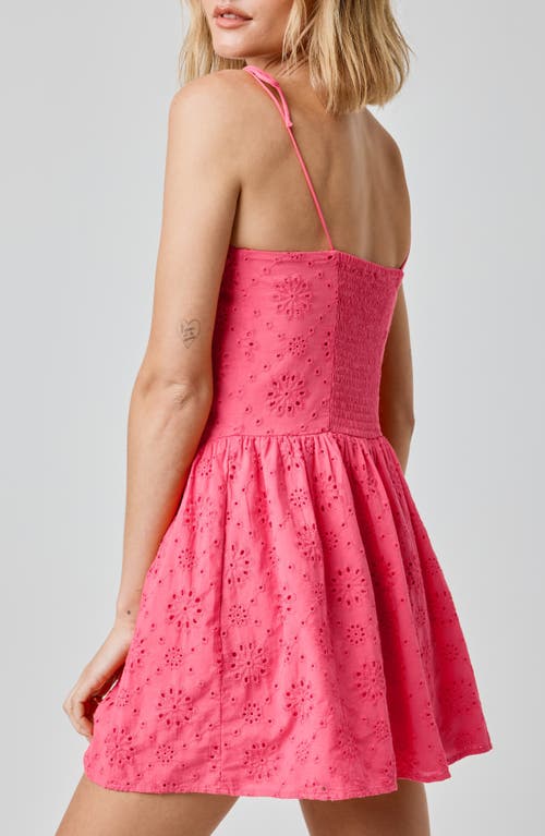 Florence By Mills Eyelet Cotton Mini Sundress
