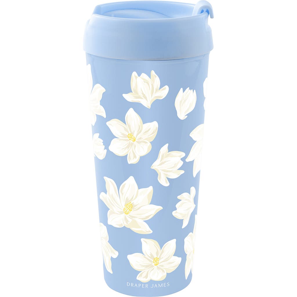 Draper James Magnolia Thermal Mug In Blue