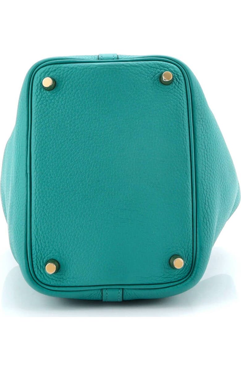 Pre-Owned Hermes Picotin Lock Bag Clemence PM, Alternate, color, Vert Verone