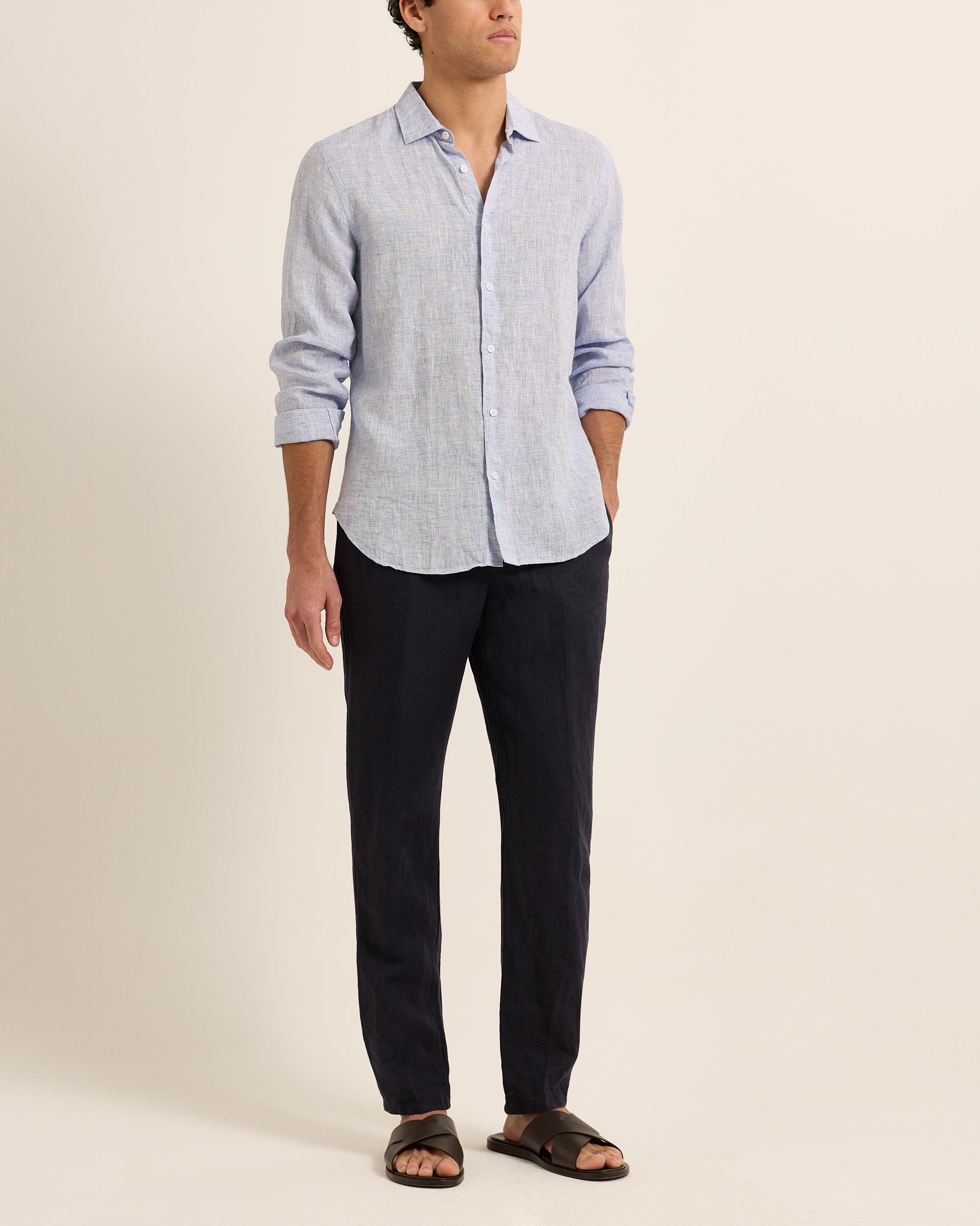 selected Navy/White