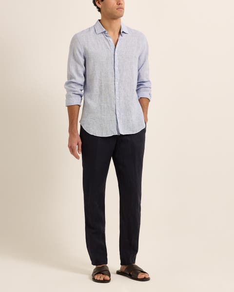 Giles Linen Tailored-Fit Shirt