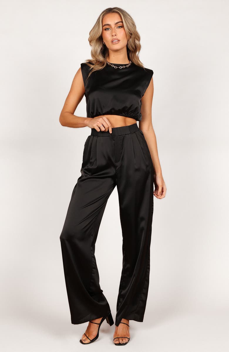 Petal & Pup Elia Crop Top & Wide Leg Pants Set, Alternate, color,