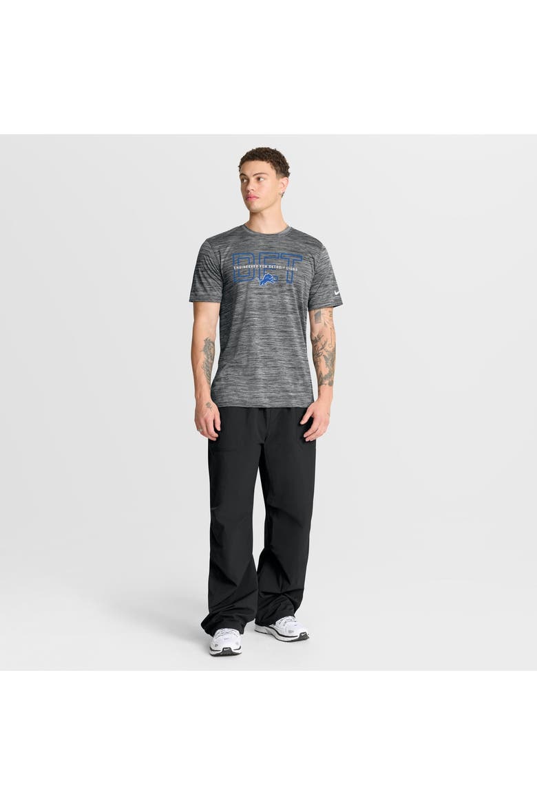Men's Nike Anthracite Detroit Lions Velocity Legend Practice Dri-FIT T-Shirt, Alternate, color, Anthracite