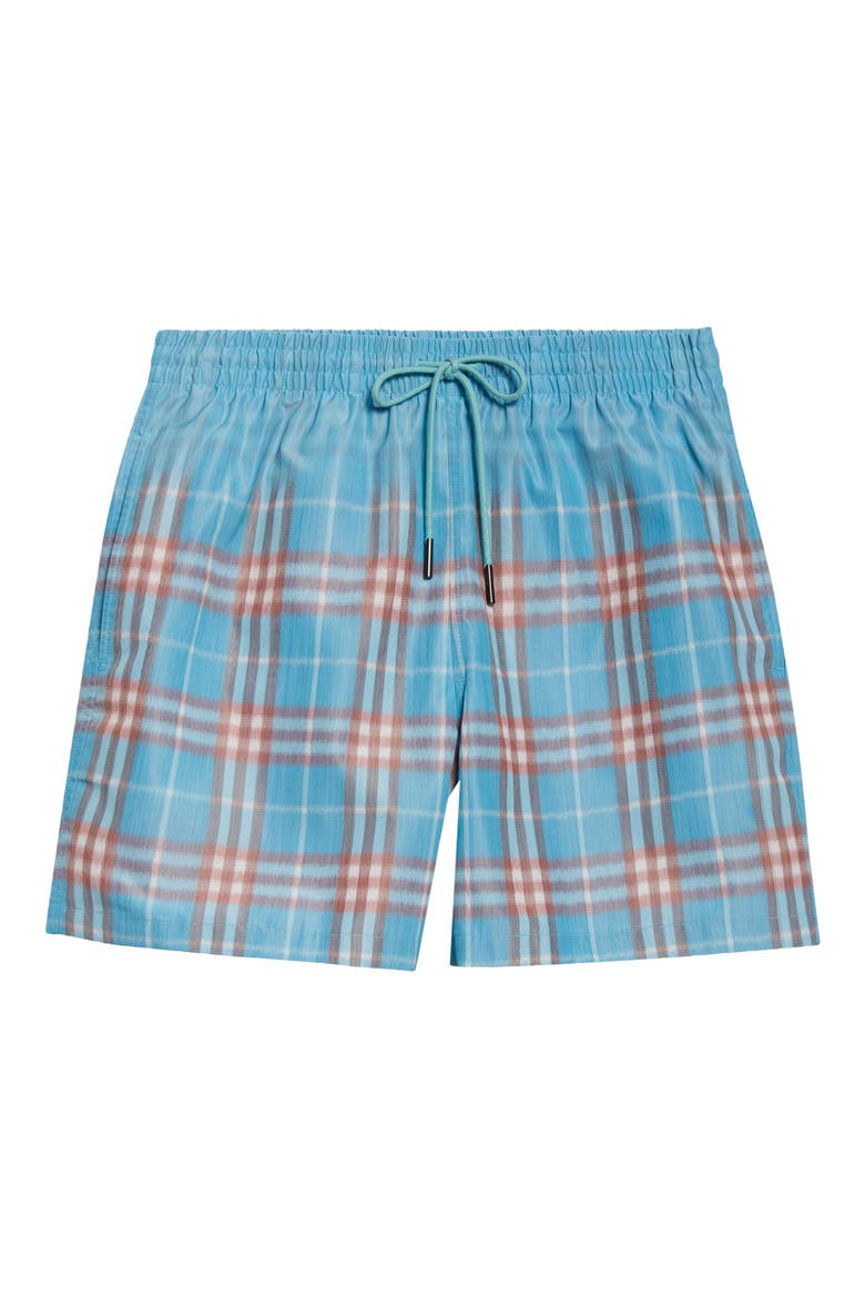 Check Swim Trunks, Alternate, color, ATOM BLUE IP CHECK