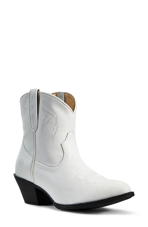 Ariat Darlin Short Western Boot In White