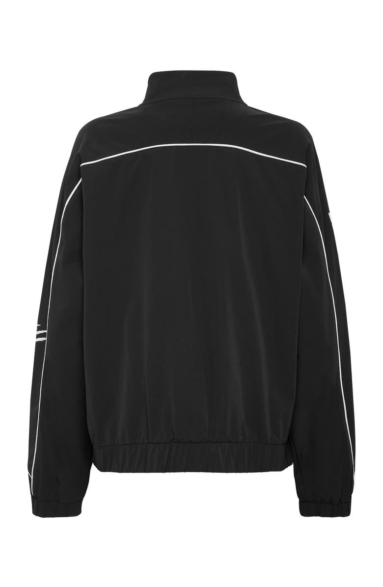 PLEIN SPORT Nylon Piping Anorak Ls Scratch Women, Alternate, color, Black