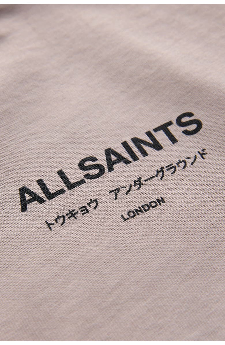 smALLSAINTS by ALLSAINTS Kids' Redact Oversize Cotton Graphic T-Shirt, Alternate, color, Brown