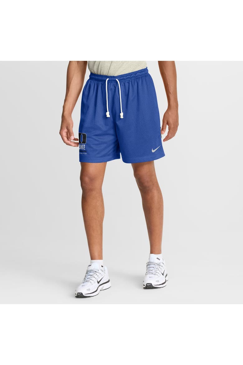 Men's Nike Royal/Anthracite Duke Blue Devils 2026 Sideline Standard Issue Reversible Dri-FIT Shorts, Main, color, Royal