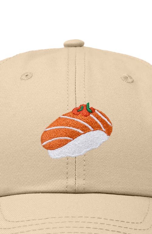 DALIX DALIX SALMON SUSHI EMBROIDERED DAD CAP 
