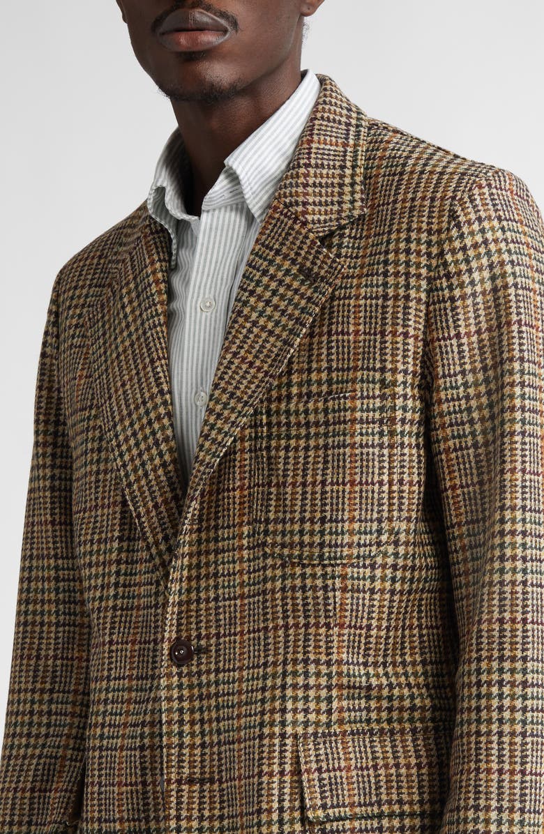 Drake's Mk. VII Shetland Wool Tweed Blazer, Alternate, color,