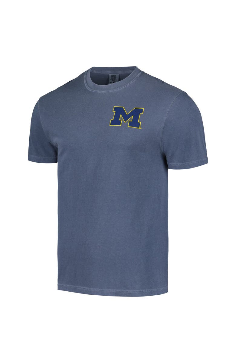IMAGE ONE Unisex Navy Michigan Wolverines Hyper Local Stadium Gates T-Shirt, Alternate, color, Navy