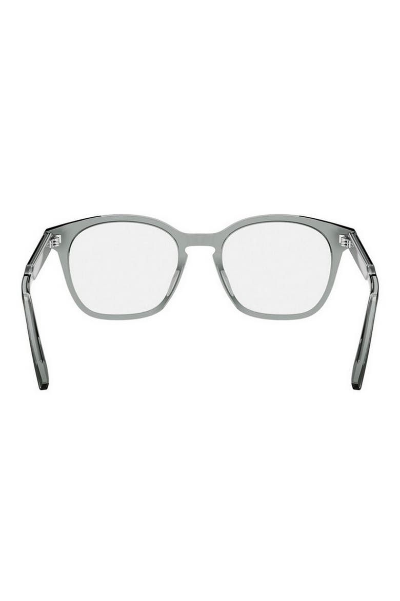 'DiorBotanica O S5I 52mm Square Optical Glasses, Alternate, color, GREY/ OTHER
