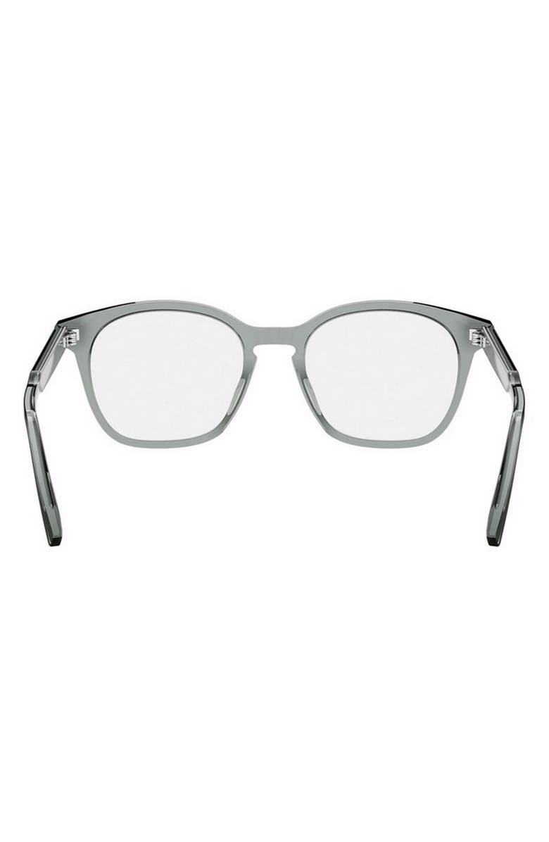 DIOR Botanica S5I 52mm Square Optical Glasses, Alternate, color, Grey/ Other