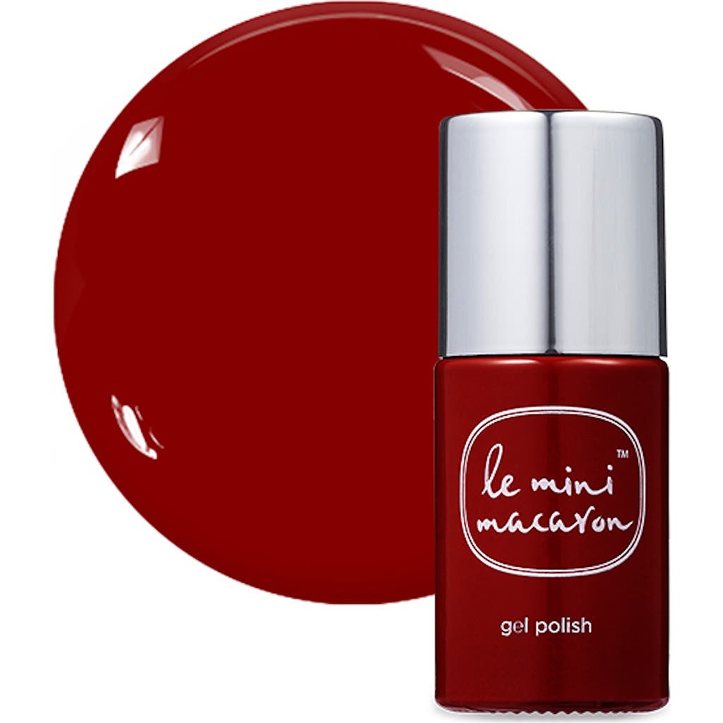 Le Mini Macaron Gel Nail Polish In Retro Red