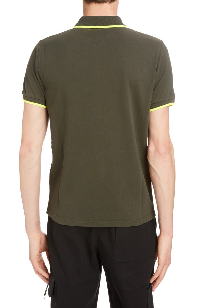 KENZO Marled Cotton Polo, Alternate, color, 