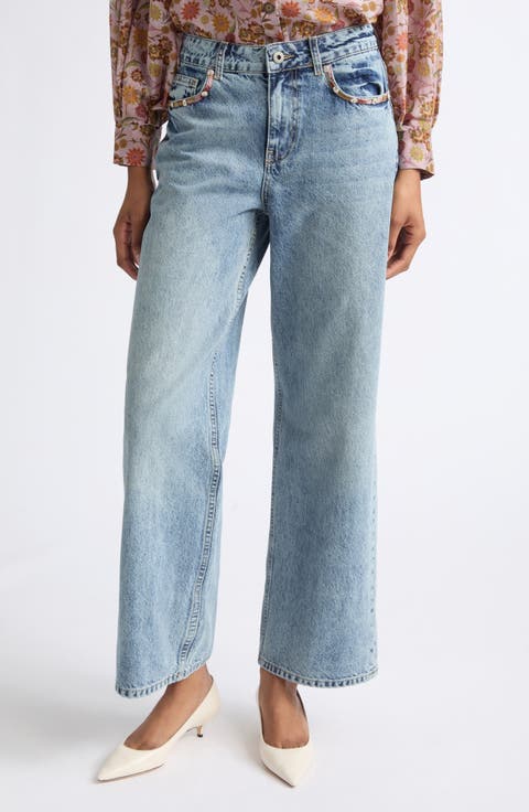 Junie High Waist Straight Leg Jeans