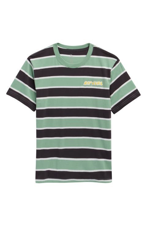 Kids' Eternal Shred Stripe Cotton T-Shirt (Big Kid)