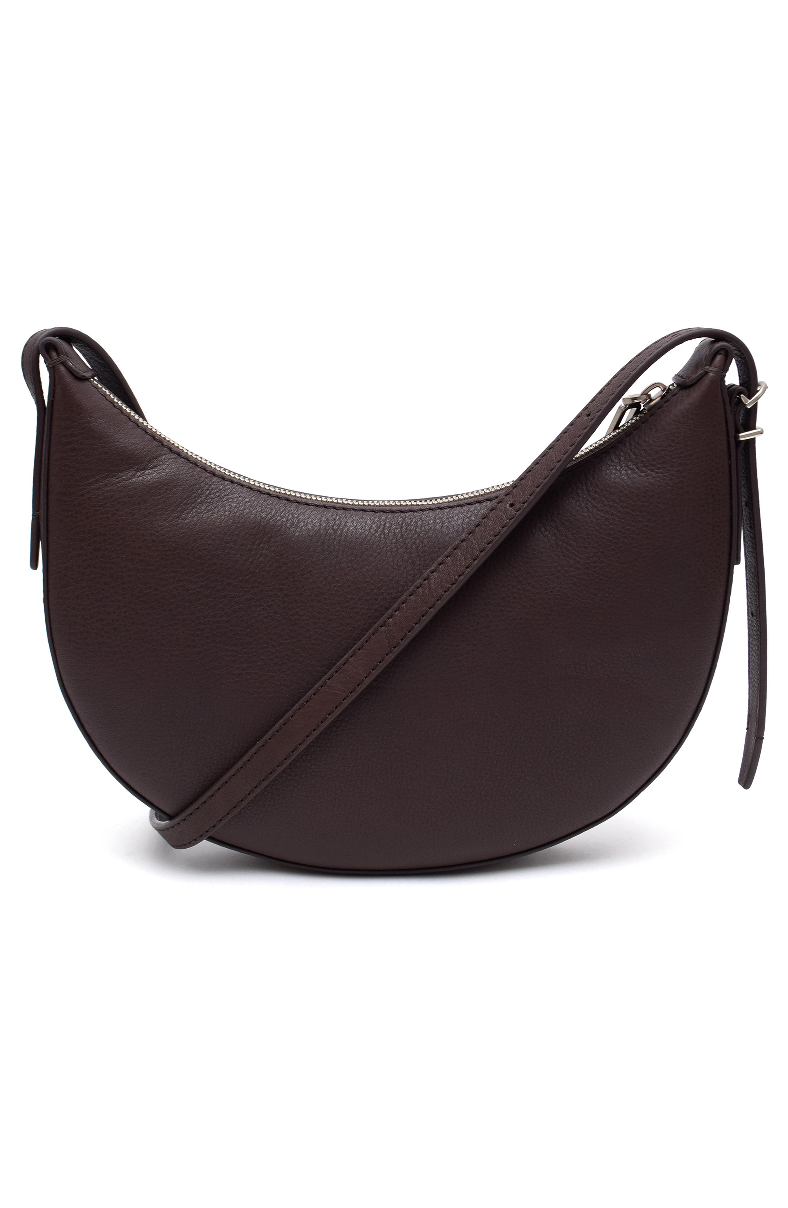 Thacker Silas Leather Crossbody Bag, Alternate, color, Espresso