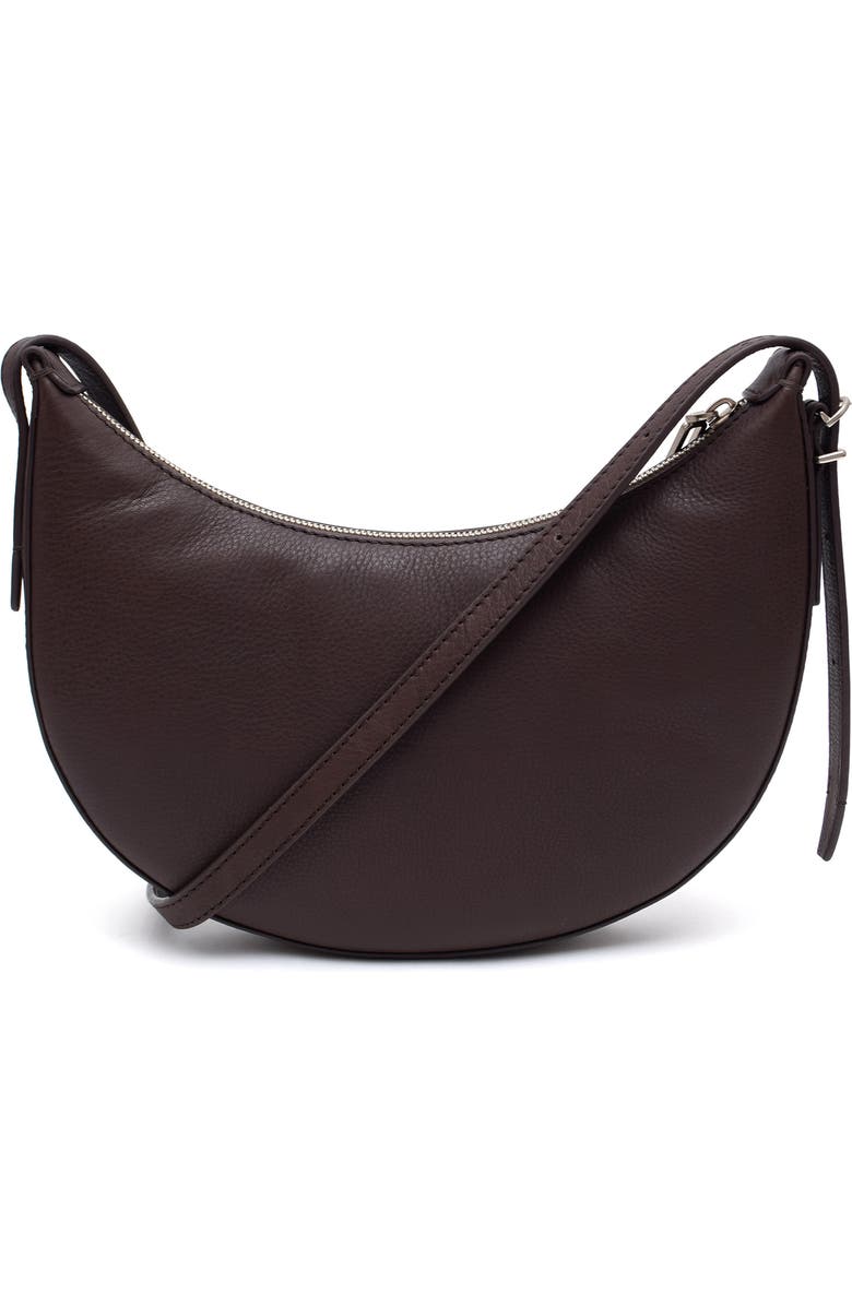 Thacker Silas Leather Crossbody Bag, Alternate, color, Espresso