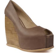 ZIGI Milluh Peep Toe Platform Wedge Sandal