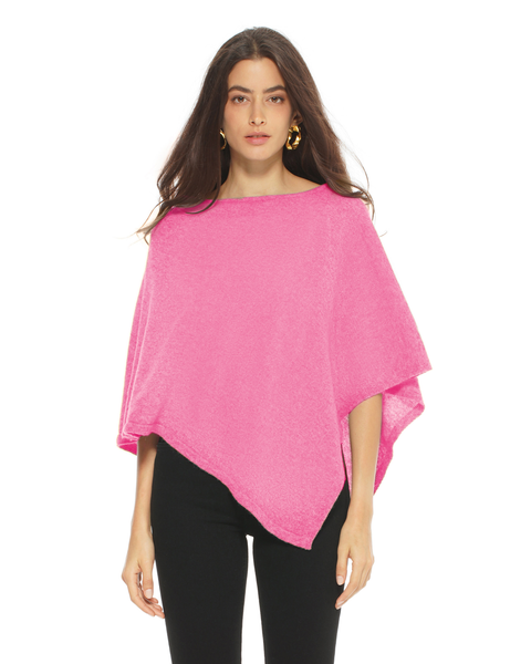 Pure Cashmere Capelet Poncho