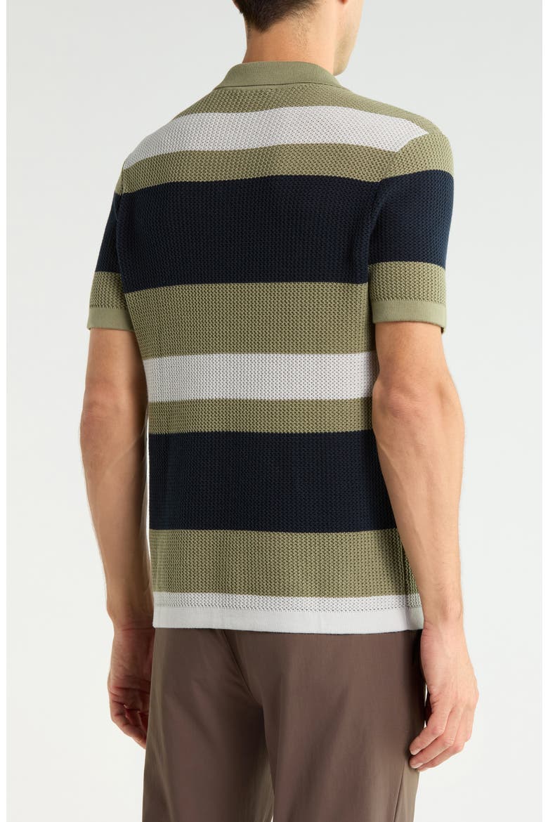 Coastal Johnny Collar Polo, Alternate, color, GREEN SAGE/ TRUE NAVY/ GRAY
