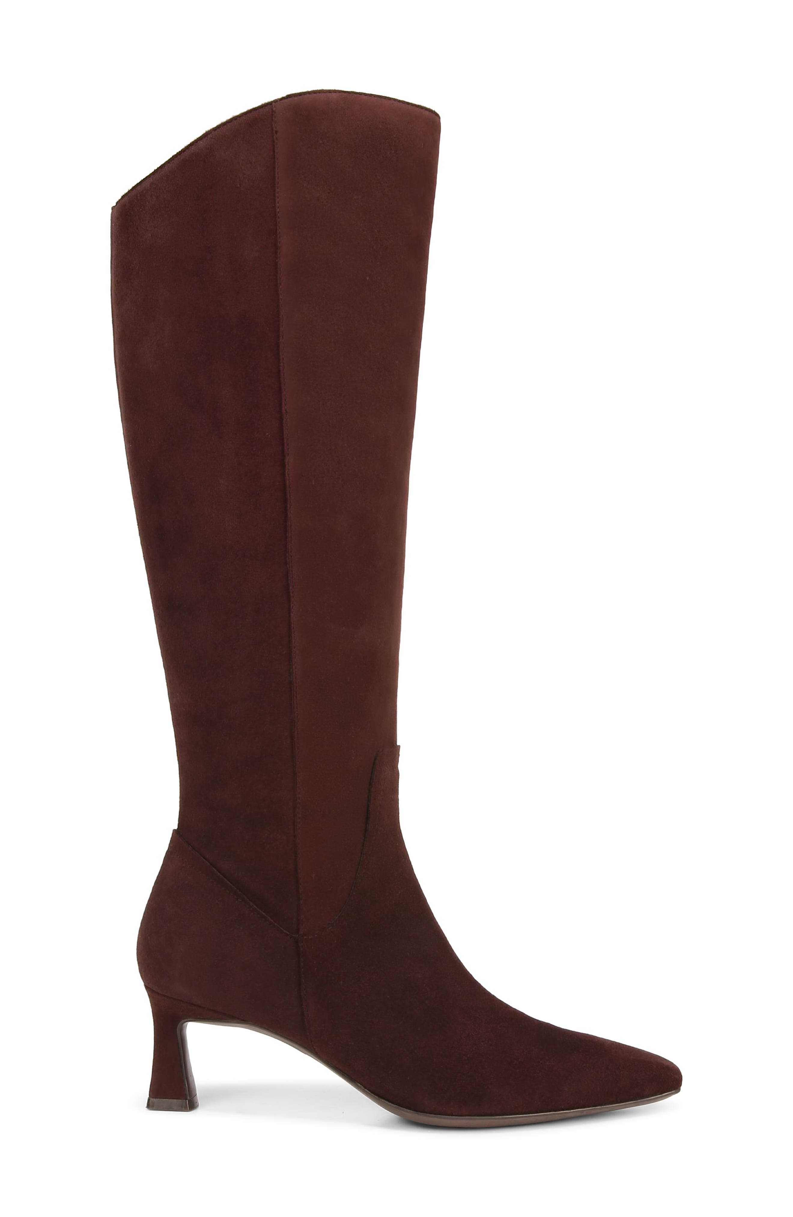 Deesha Knee High Boot, Alternate, color, MAHOGANY BROWN SUEDE